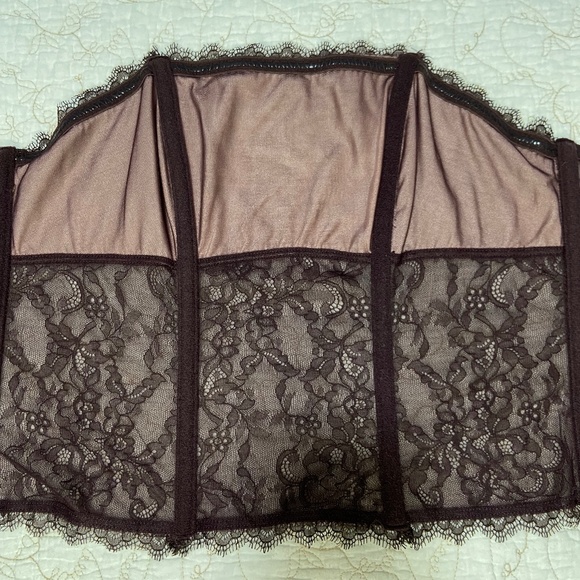 vintage DKNY lace strapless bustier corset xs - Picture 2 of 3